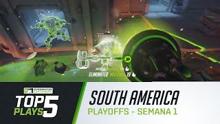 TOP 5 | Contenders South America | Playoffs Semana 1