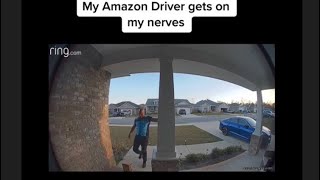 Amazon Driver Threw my package While I stood in the doorway