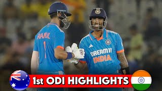 INDIA vs AUSTRALIA 1st ODI Highlights || MasterClass by GILL & SHAMI