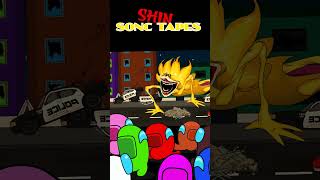 Shin Sonic Tapes in special battle | Peanut Among Us Animation zombie #among us #skibidi #shinsonic