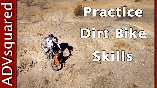 The Only Way to Improve Your Dirt Bike Skills - PRACTICE!  ✧KTM 350 EXC-f skills ride✧