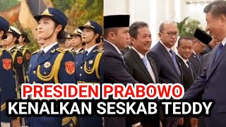 Indonesia Raya Berkumandang di Tiongkok, Presiden Prabowo Disambut Tentara Cantik