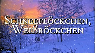 Schneeflöckchen, Weißröckchen [German Christmas Song][+Lyrics]