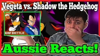 AUSSIE REACTS! Vegeta vs Shadow the Hedgehog RAP BATTLE #vegeta #shadowthehedgehog #sonic