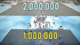 1,000,000 Zombies vs Roman Generals vs 2,000,000 Persians - UEBS 2