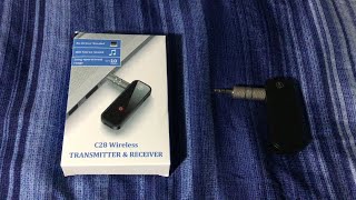 My Video of How to Pair My C28 Wireless Bluetooth Adapter