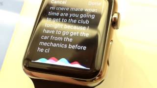 Apple watch - Siri demonstration in Australia