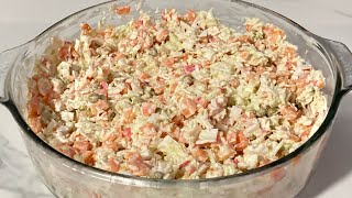 ENSALADA DE SURIMI😋/RICA/FRESCA/ COMIDA DE CUARESMA