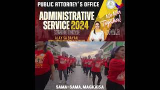 PAO - ADMINISTRATIVE SERVICE 2024ZUMBA DANCE "ALAY SA BAYAN" THEME: WE WIN TOGETHER!