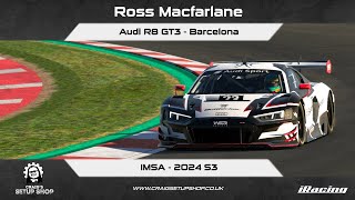 iRacing - 24S3 - Audi R8 GT3 - IMSA - Barcelona - RM