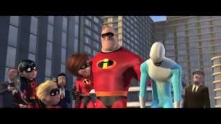 Pixar: The Incredibles - whole movie in 2 minutes (action montage, HD 720p)