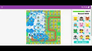 Blooket Tower Defense All School of fish VS 1000 Round