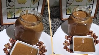 فقط بالخلاط الكهربائي Recette simple et rapide du amlou marocain بكاوكاو اقتصادي وسريع