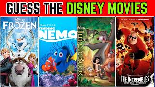 Guess the Disney Movie by Emoji | Emoji Quiz Disney Movies | Movies Quiz Challenge