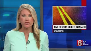 Massachusetts woman dead after crash on I-84 in Willington