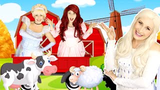 DISNEY PRINCESS Old MacDonald Had a Farm | Princess Playhouse Nursery Rhymes and Kids Songs