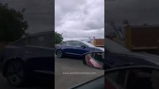 TESLA MODEL 3 SPIED TESTING IN CHENNAI || #shorts