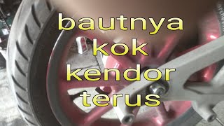 baut roda belakang Vario 125 led sering kendor