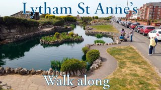 Lytham St Annes walk along the front Lancashire 2021UK day out