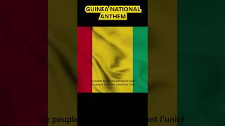 Guinea National Anthem with Lyrics & Translate #allanthem #shorts