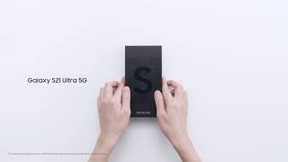 Unboxing the Galaxy S21 Ultra 5G Retail Unit! | Samsung