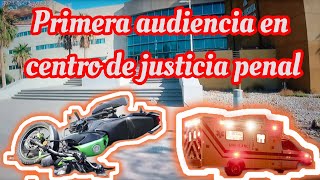 Primera audiencia en la fiscalía por accidente en la moto