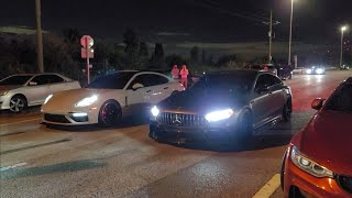 Mercedes GT63 S AMG Bolt Ons 93 vs Porsche Panamera Turbo JB4 E30