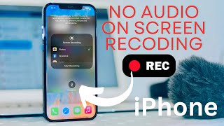 iPhone screen recording no audio issue fixed