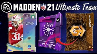 Madden 21 Golden Tickets IN Training Variety Packs! PLUS Draft Night LTD Missions,  LTDs Finale