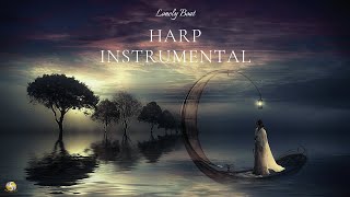 [Lonely Boat] - Sad Harp Instrumental Music for Sleep