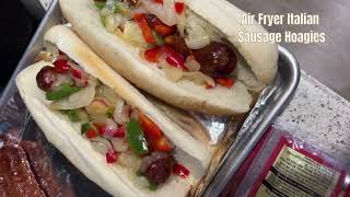 Air Fryer Italian Sausage Hoagies