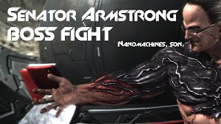 Metal Gear Rising - Senator Armstrong Boss FIght - Revegeance (No Damage)