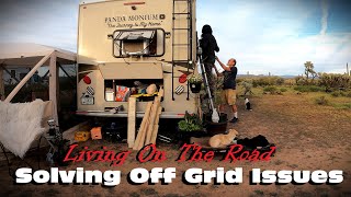 Off Grid Power Problems | Installed Tilling Solar Panel Brackets & Balancing Lithium Batteries