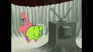 patrick exercises his butt for a long time