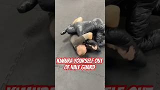 Kimura Yourself out of half guard on the Smarty Grappling Dummy #shorts #kimura #GrapplingSMARTY