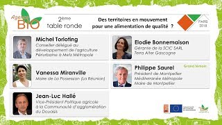 Table Ronde Des territoires en mouvement pour une alimentation de qualité