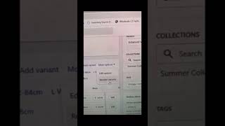 How to Organize Your Product Variants On Shopify from Smallest to Largest #shopify #ecommerce
