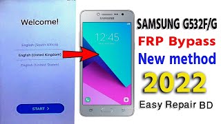 Samsung G532F FRP Bypass // Samsung Grand Prime Plus Google Account Unlock  Without PC 2022