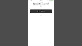 Speech Recognition in NativeScript