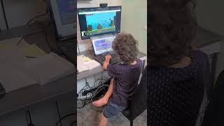 Will He Beat It? 6-Year-Old Loves Coding on Codespark