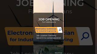 Job Opening in Germany - Electronic Technician for Industrial Engineering