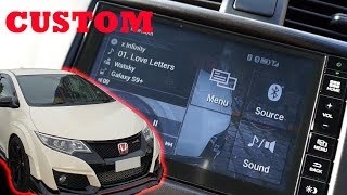 HOW TO INSTALL A CUSTOM WALLPAPER, CHANGE THE THEME/COLOUR - FK2 Honda Civic Type R