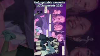 Blackpink unforgettable moments in LA concerts 2022 - Blackpink World Tour #shorts