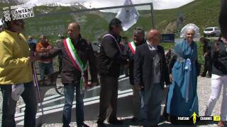 2011 MONUMENT PANTANI FOREVER GALIBIER .taglio del nastro.