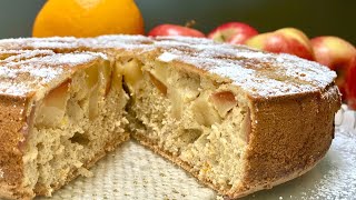 Fluffy Apple Cake without baking powder | Apple Cinnamon Cake Recipe | Apple Pie