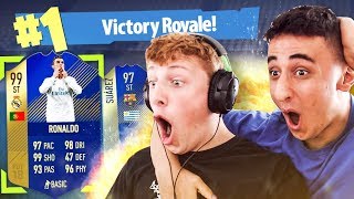 1 FORTNITE WIN =  99 TOTS RONALDO!!! (Fortnite FIFA)