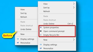 How to Add Custom Item in Context Menu on Windows 10