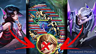 New Hero Zhuxin And Revamped Phoveus Skills VS Layla