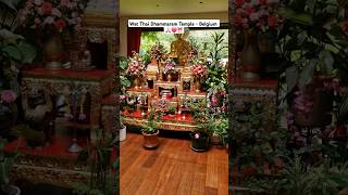 Wat Thai Dhammaram Buddhist Temple - Wateloo, Belgium 🇧🇪❤️🇱🇰  #thaitemple #buddhism #belgium