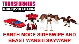 Transformers Kingdom Sideswipe and Maximal Skywarp 2-Pack